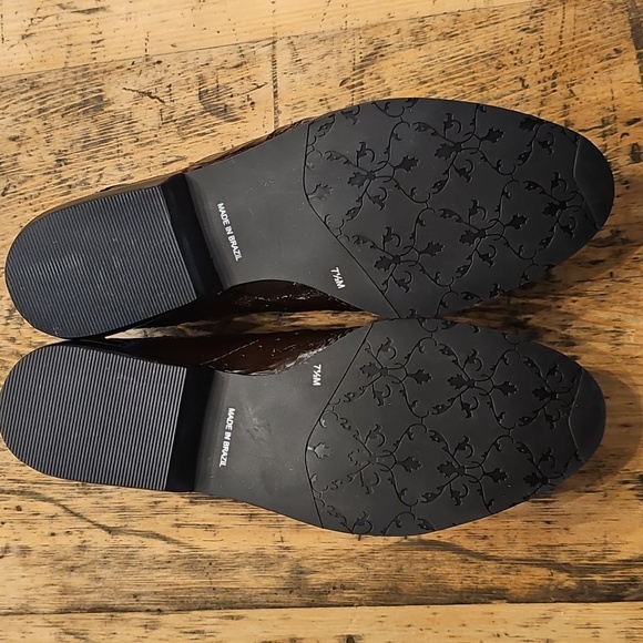 MATISSE Ducky Patent Leather Brown Oxford Size 7.5 - Picture 10 of 10